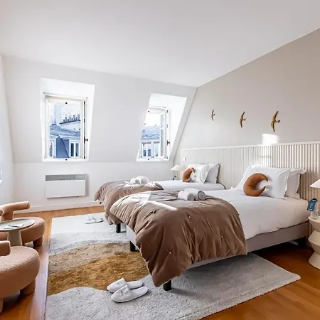 Апартаменты Amazing 3bedrooms Champs Elysees Ac *